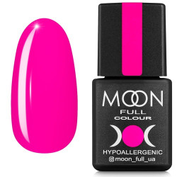 Гель-лак MOON FULL Fashion color №239 насичений рожевий, емаль 8 ml