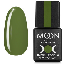 Гель-лак MOON FULL Fashion color №243 болотний хакі, емаль 8 ml