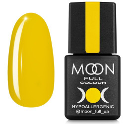 Гель-лак MOON FULL Fashion color №245 насичений жовтий, емаль 8 ml