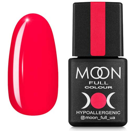 MOON FULL color Gel polish №126 (яркий огненно-розовый)