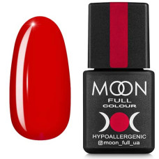 Гель-лак MOON FULL color Gel polish №134 рябиновый, 8 ml