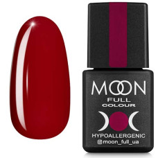 Гель-лак MOON FULL color Gel polish №143 вишневый, 8 ml