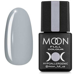 Гель-лак MOON FULL color Gel polish №147 сіро-блакитний 8 ml