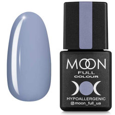 Гель-лак MOON FULL color Gel polish №149 серо-голубой с лиловым оттенком 8 ml