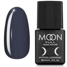 Гель-лак MOON FULL color Gel polish №152 темно-серый 8 ml