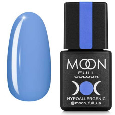 Гель-лак MOON FULL color Gel polish №155 воздушный синий 8 ml