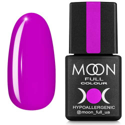 Гель-лак MOON FULL color Gel polish №163 яскраво фіолетовий 8 ml