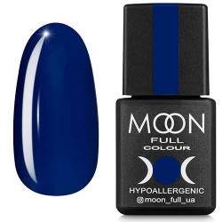 Гель-лак MOON FULL color Gel polish №176 порохова синь 8 ml