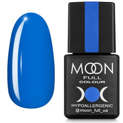 Гель-лак MOON FULL color Gel polish №182 блакитний 8 ml