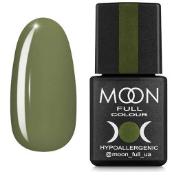 Гель-лак MOON FULL color Gel polish №213 темно-оливковий 8 ml