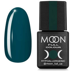 Гель-лак MOON FULL color Gel polish №217 синьо-зелений 8 ml