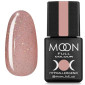 MOON FULL color Gel polish №307 (напівпрозорий персиковий з різнобарвним шиммером)