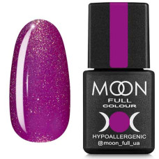 Гель-лак MOON FULL color Gel polish №309 крокус с мелким золотистым шиммером 8 ml