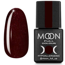 Гель-лак MOON FULL color Gel polish №317 шоколадно-вишневый с мелким шиммером 8 ml