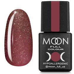 Гель-лак MOON FULL color Gel polish №320 темно-рожевий вінтажний із дрібним шиммером 8 ml