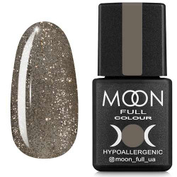 Гель-лак MOON FULL color Gel polish №325 сріблясто-золотий дрібно-шиммерний 8 ml