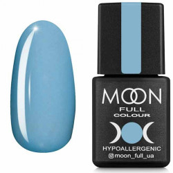 Гель-лак MOON FULL Spring-Summer №630 ніжно-блакитний, емаль 8 ml