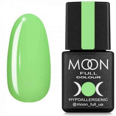 Гель-лак MOON FULL Neon color Gel polish №701 светло-салатовый, неон, полупрозрачный, 8 ml