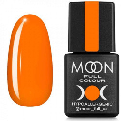 Гель-лак MOON FULL Neon color Gel polish №704 помаранчевий, неон, 8 ml