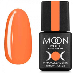 Гель-лак MOON FULL Neon color Gel polish №705 апельсиновий, неон, 8 ml