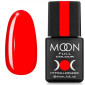 Гель-лак MOON FULL Neon color Gel polish №708 ярко-красный, неон, 8 ml