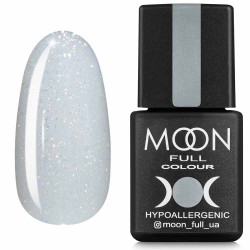 Гель-лак MOON FULL Opal color Gel polish №507 напівпрозорий із золотистим шиммером, 8 ml