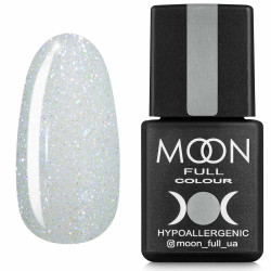 Гель-лак MOON FULL Opal color Gel polish №508 напівпрозорий з різнобарвним шиммером, 8 ml