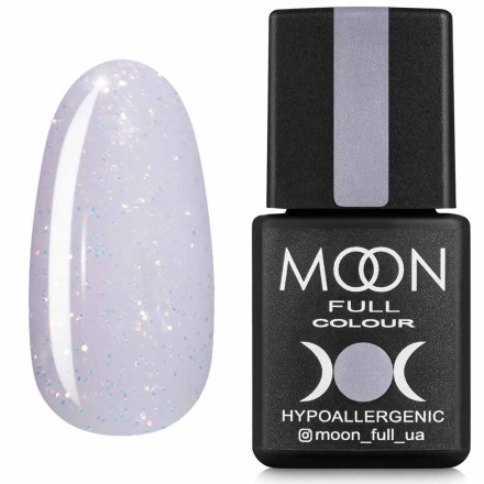 Гель-лак MOON FULL Opal color Gel polish №510 нежно-розовый с разноцветным шиммером, 8 ml