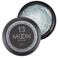 Полигель Moon Full Poly Gel №13 (Конфетти с поталью), 30 мл