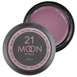 Полігель Moon Full Poly Gel №21 (Рожева Барбі з шиммером), 30 мл
