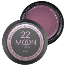 Полигель Moon Full Poly Gel №22 (Розовый Дым с шиммером), 30 мл