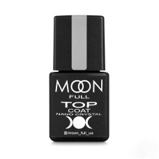 Топ Moon Full Nano Crystal Top Coat стійкий до подряпин 8 мл