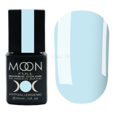 База MOON FULL Base Rubber Barbie color №011 (нежно-голубой, эмаль) 8 мл