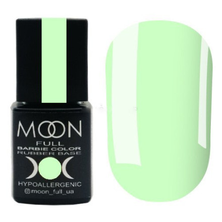 База MOON FULL Base Rubber Barbie color №012 (зеленовато-бирюзовый, эмаль) 8 мл