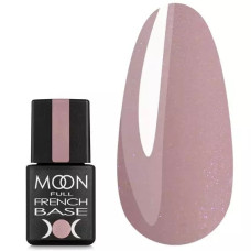 База Moon Full Base French №16 (розовый с мелким шиммером), 8 мл