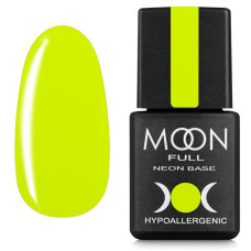 База Moon Full Neon Rubber Base №01 (светло-салатовый), 8 мл