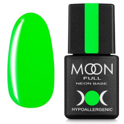 База Moon Full Neon Rubber Base №03 (світло зелений), 8 мл