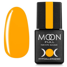 База Moon Full Neon Rubber Base №04 (ярко оранжевый), 8 мл