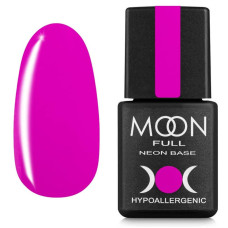База Moon Full Neon Rubber Base №05 (розово-сиреневый), 8 мл