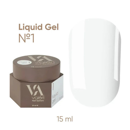 Гель для зміцнення Liquid Gel Valeri №1 15 мл