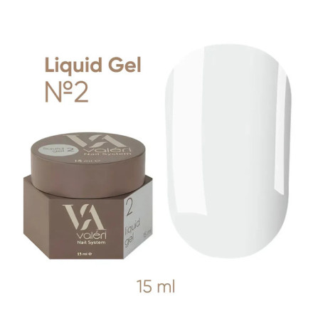 Гель для зміцнення Liquid Gel Valeri №2 15 мл