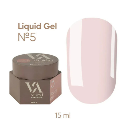 Гель для зміцнення Liquid Gel Valeri №5 15 мл