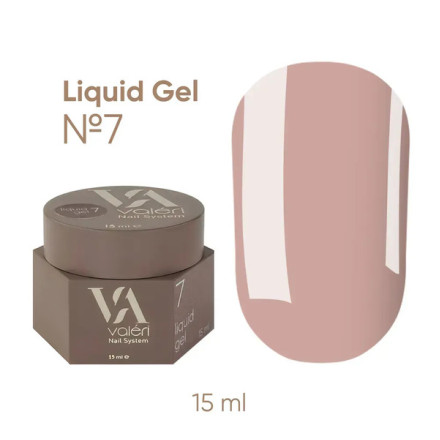 Гель для зміцнення Liquid Gel Valeri №7 15 мл