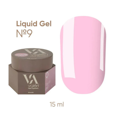 Гель для зміцнення Liquid Gel Valeri №9 15 мл