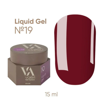 Гель для зміцнення Liquid Gel Valeri №19 15 мл