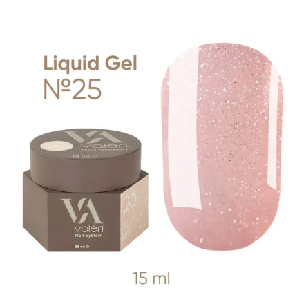 Гель для зміцнення Liquid Gel Valeri №25 15 мл