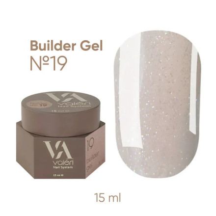 Гель для наращивания Builder Gel Valeri №19 15 мл