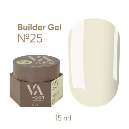 Гель для наращивания Builder Gel Valeri №25 15 мл