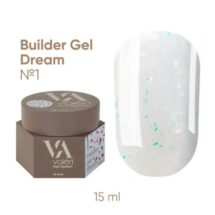 Гель для нарощування Builder Gel Dream Valeri №1 15 мл