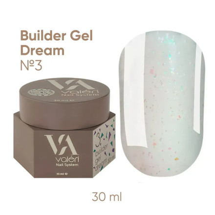 Гель для наращивания Builder Gel Dream Valeri №3 30 мл